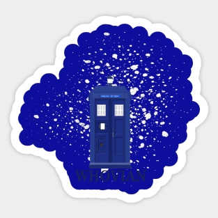 Whovian Sticker